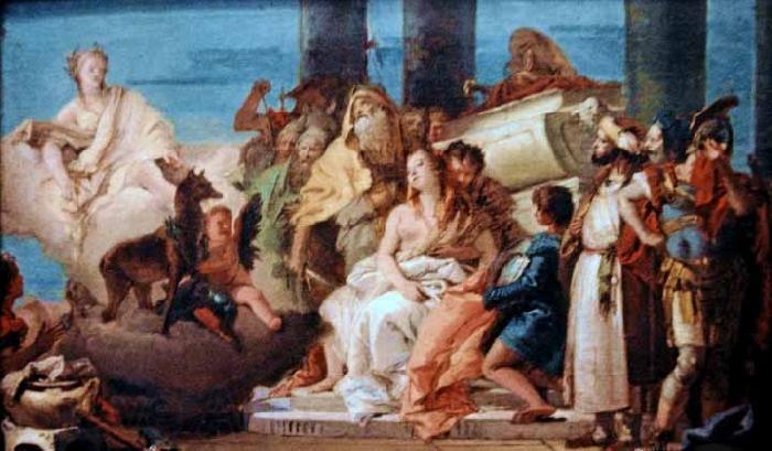 Giovanni Battista Tiepolo The Sacrifice of Iphigenia France oil painting art